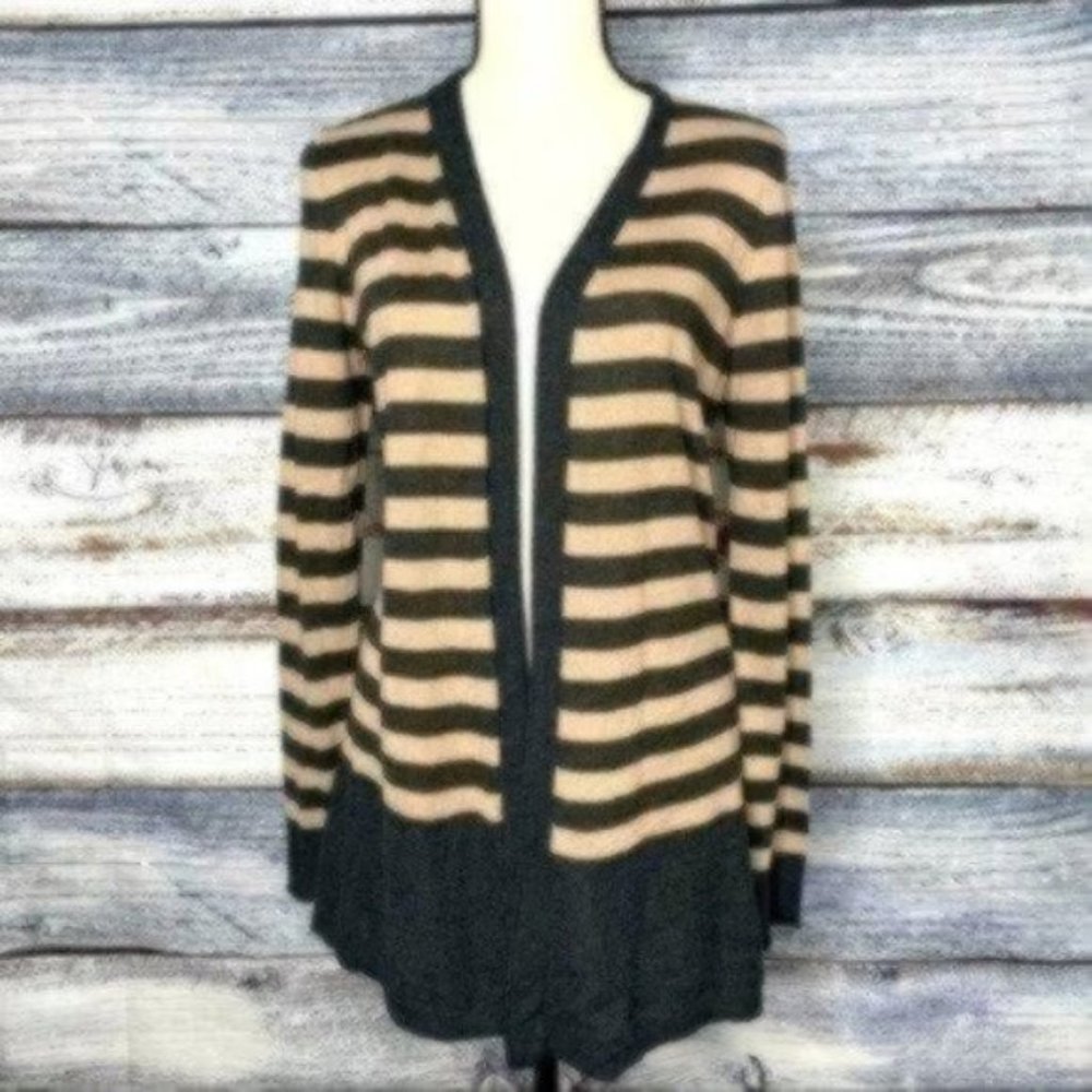 Loft Ann Taylor Striped Wool Sweater
